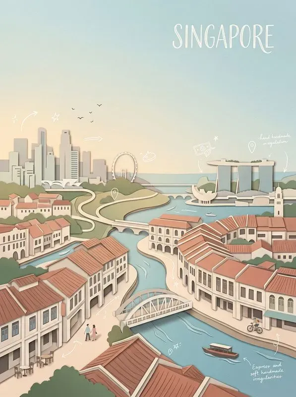 Paper Cut City Travel Posters