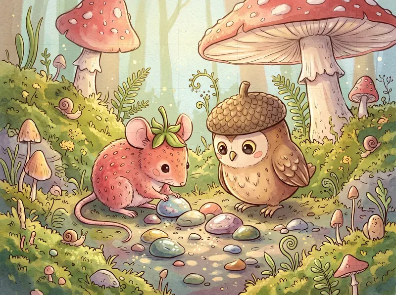 Charming Storybook Watercolor Art