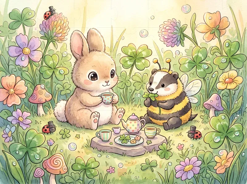 Charming Storybook Watercolor Art