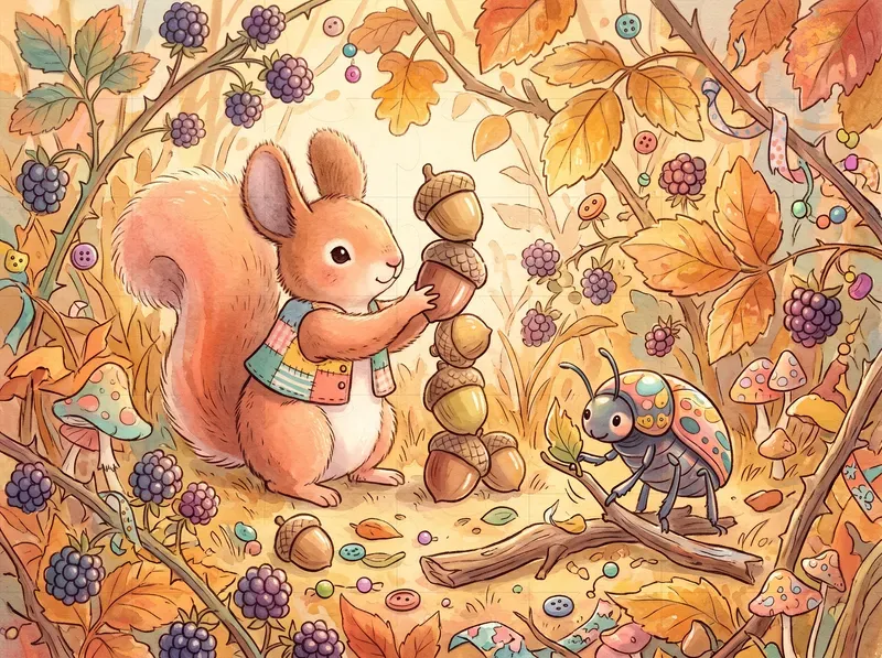 Charming Storybook Watercolor Art