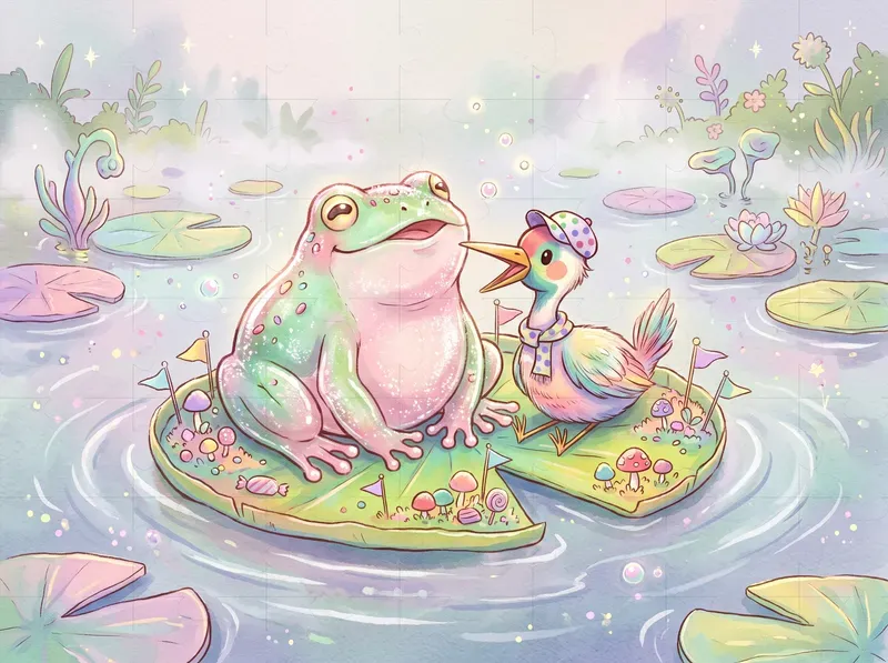 Charming Storybook Watercolor Art