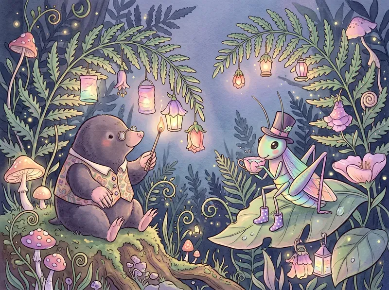 Charming Storybook Watercolor Art