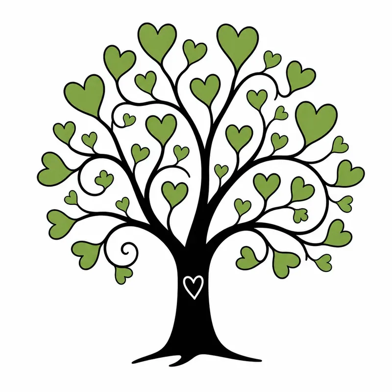 Whimsical Drooping Tree Doodle Packs