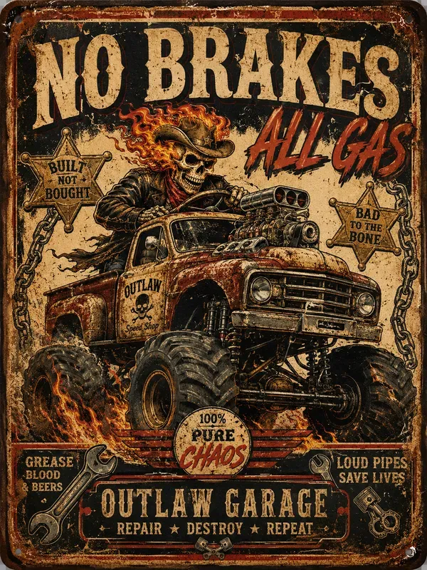 Retro Garage Rebels Poster Packs