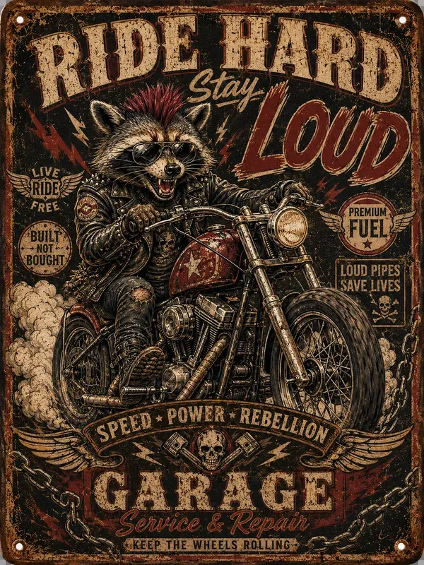 Retro Garage Rebels Poster Packs