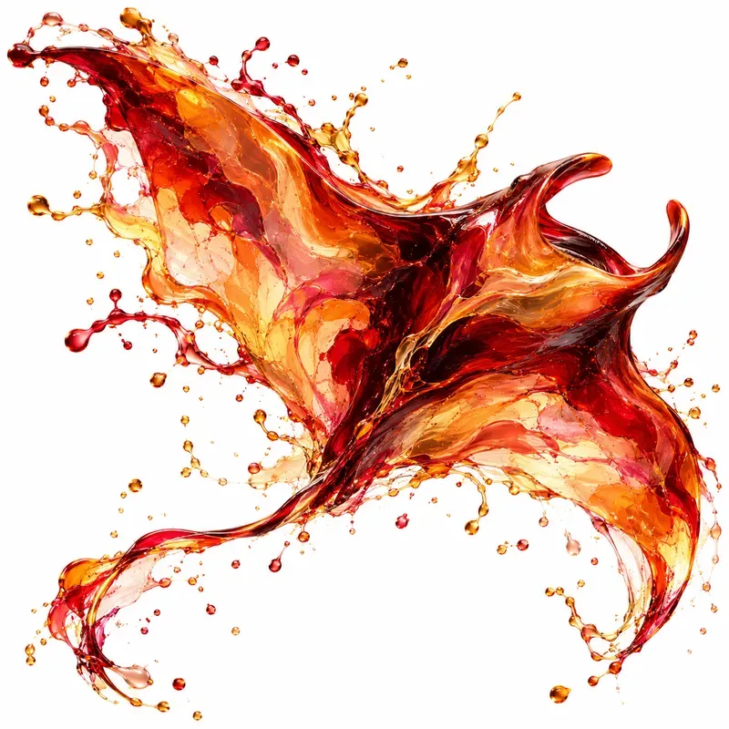 Dynamic Liquid Ocean Creature Art