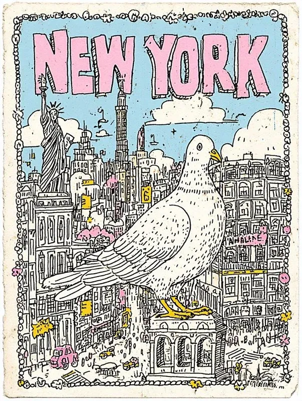 Whimsical Hand Drawn Travel Posters