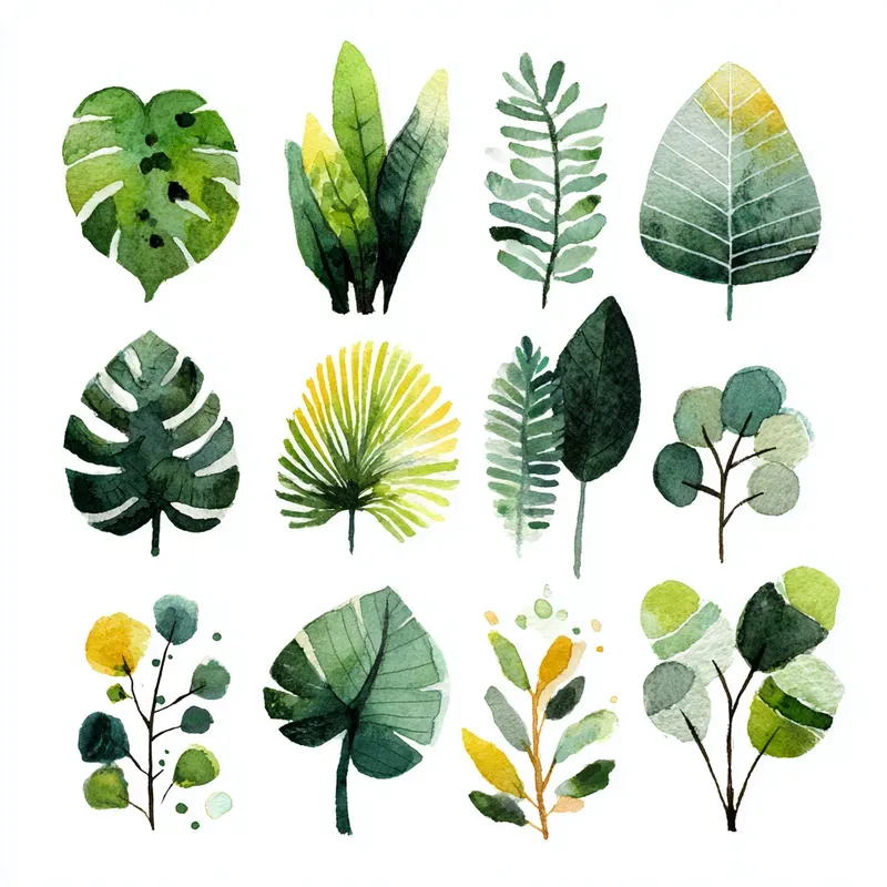 Soft Watercolor Objects