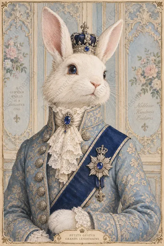 Whimsical Animal Royal Portraits