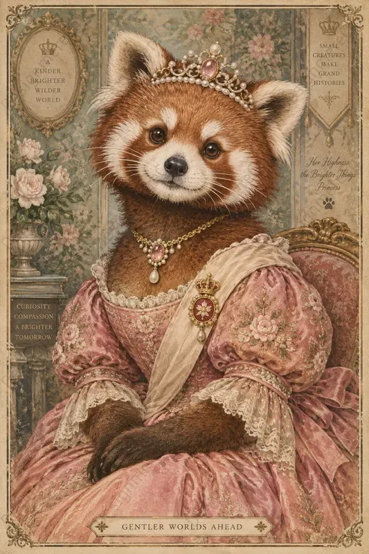 Whimsical Animal Royal Portraits