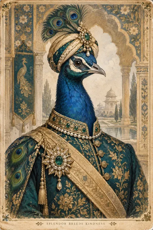 Whimsical Animal Royal Portraits