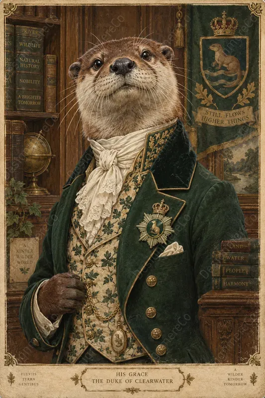 Whimsical Animal Royal Portraits