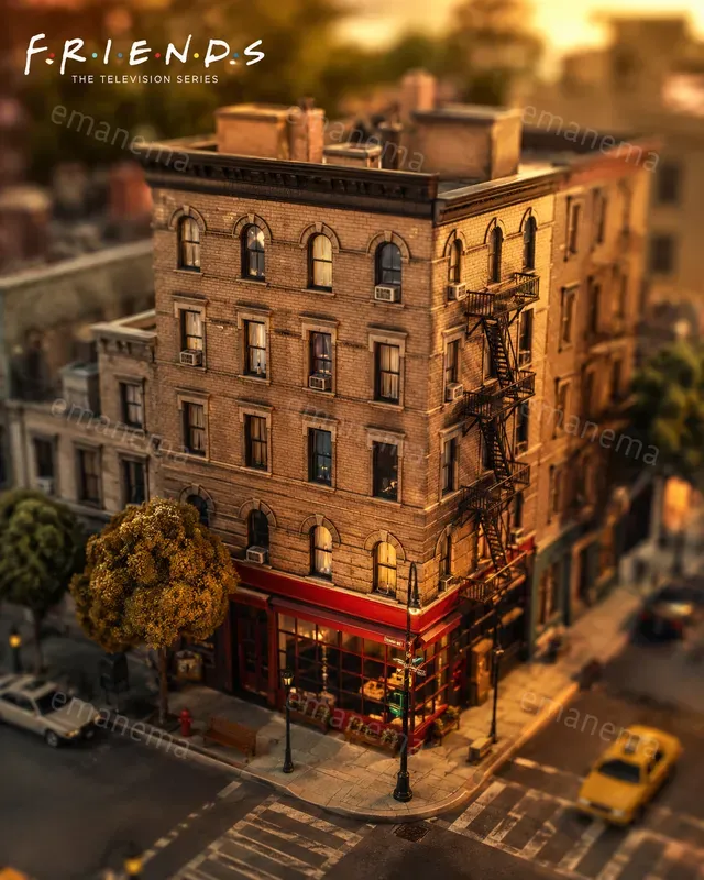 Miniatures Of Buildings From The Tv Series