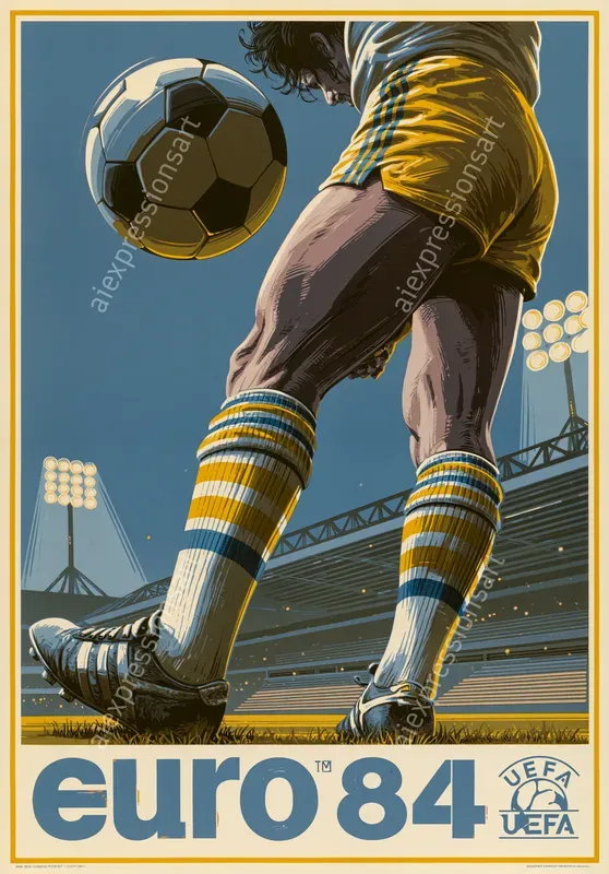 Retro Outdoor Stadium Sports Posters