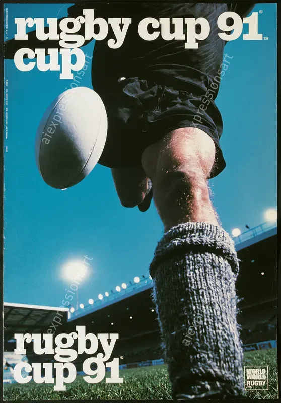 Retro Outdoor Stadium Sports Posters