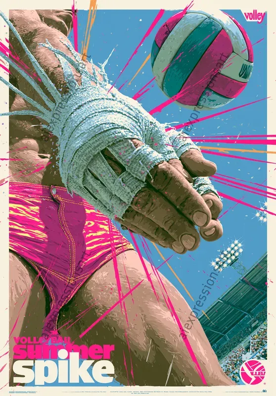 Retro Outdoor Stadium Sports Posters