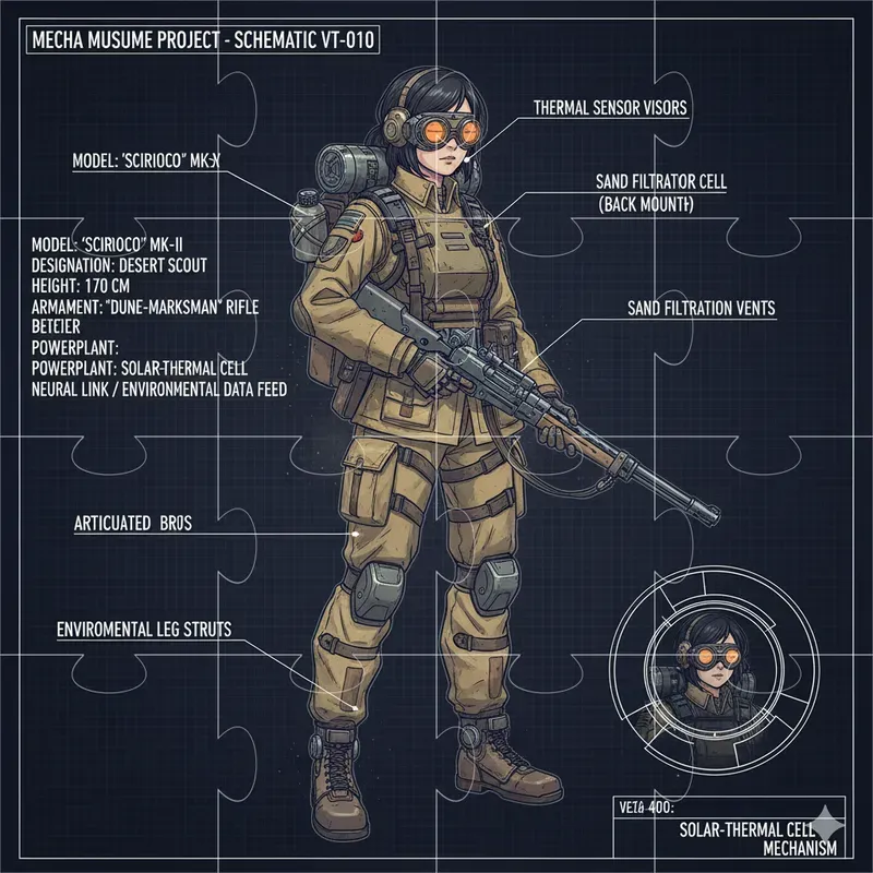 Mecha Musume Blueprints