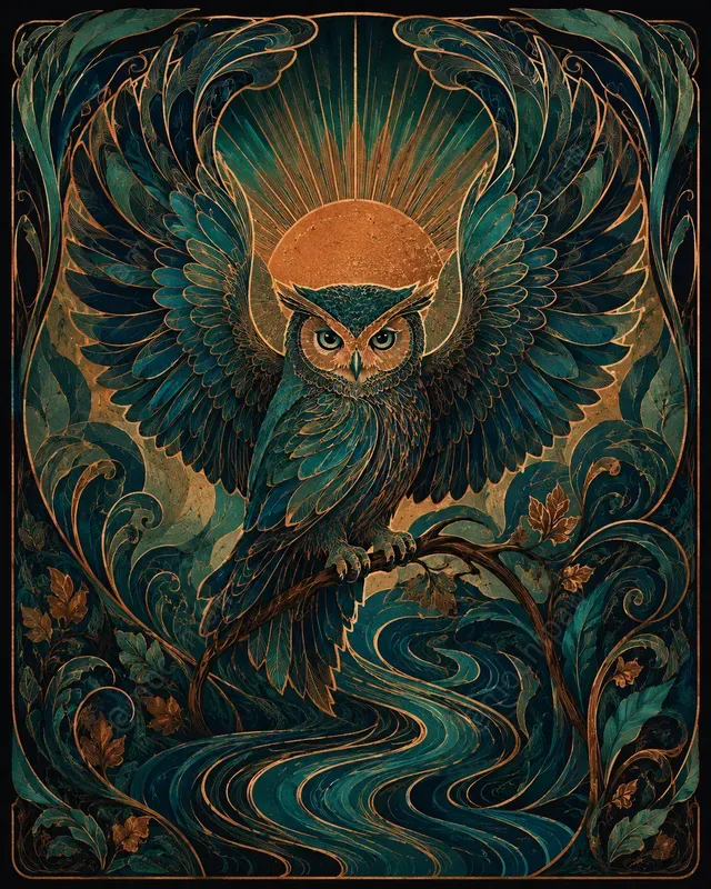 Art Nouveau Collages