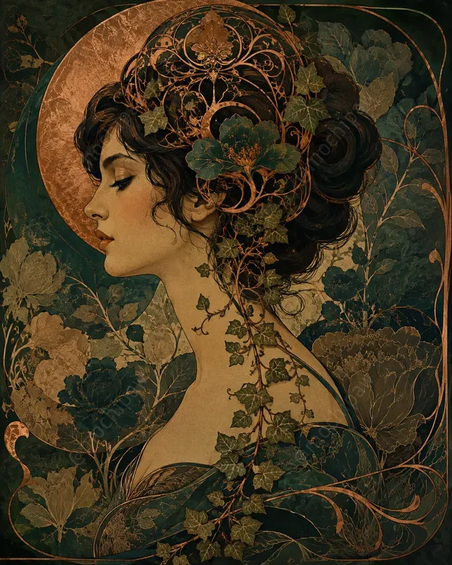 Art Nouveau Collages