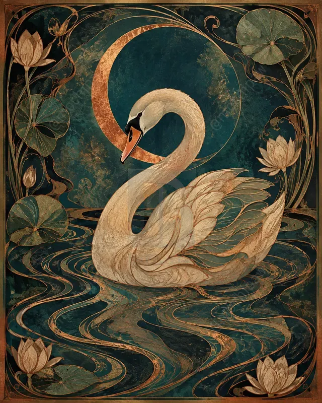 Art Nouveau Collages