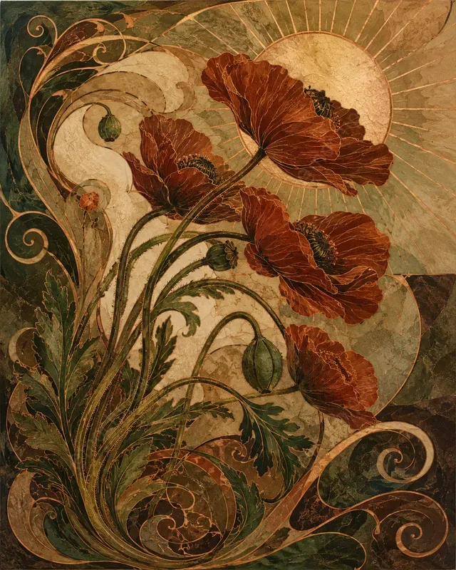 Art Nouveau Collages
