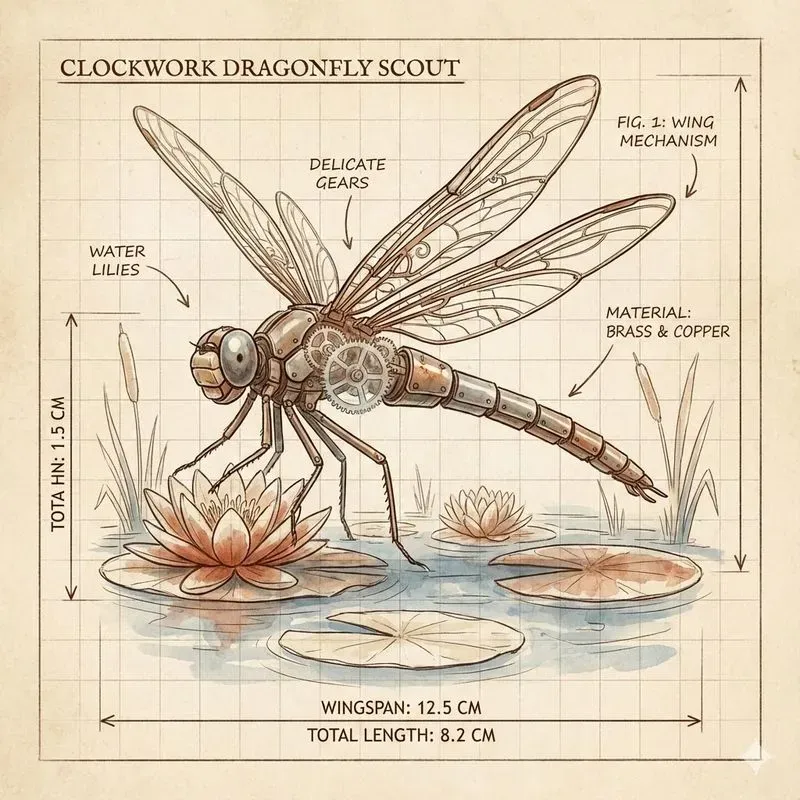 Bio Mech Insect Blueprints