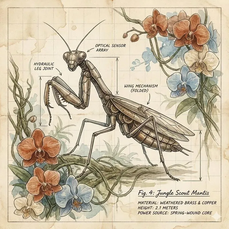 Bio Mech Insect Blueprints