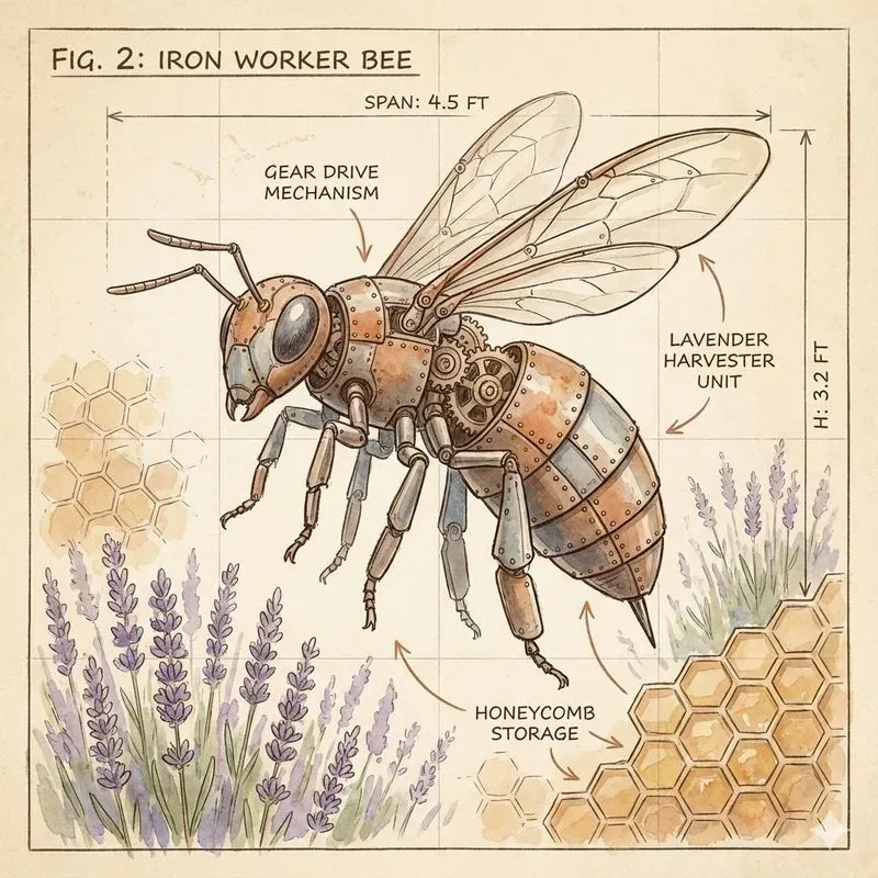 Bio Mech Insect Blueprints