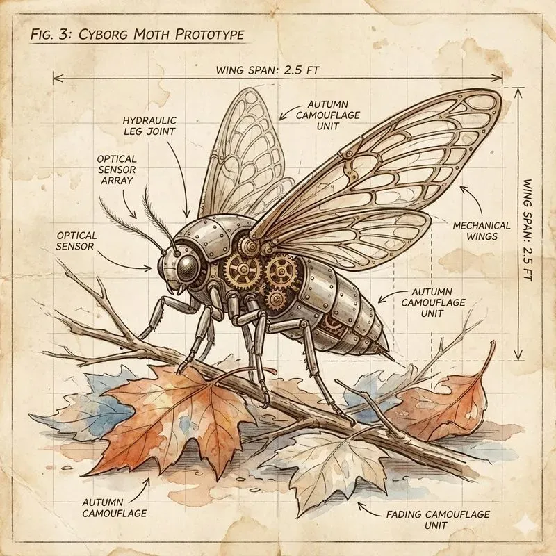Bio Mech Insect Blueprints