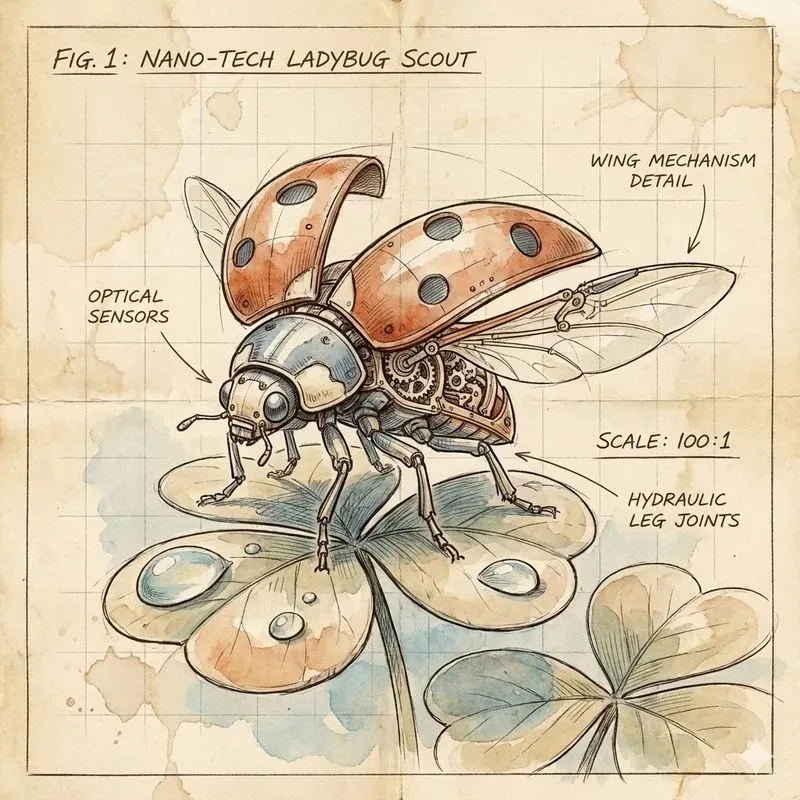 Bio Mech Insect Blueprints