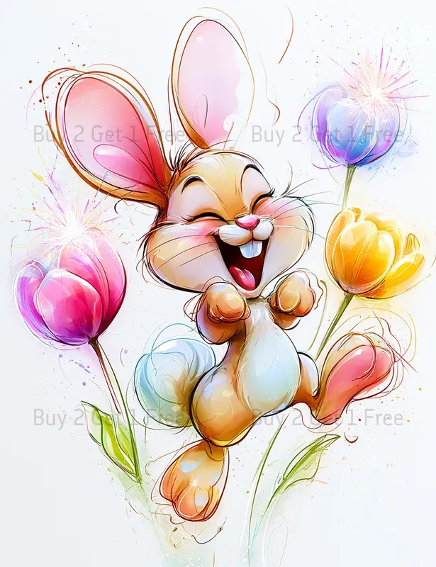 Whimsical Spring Fantasy Clipart