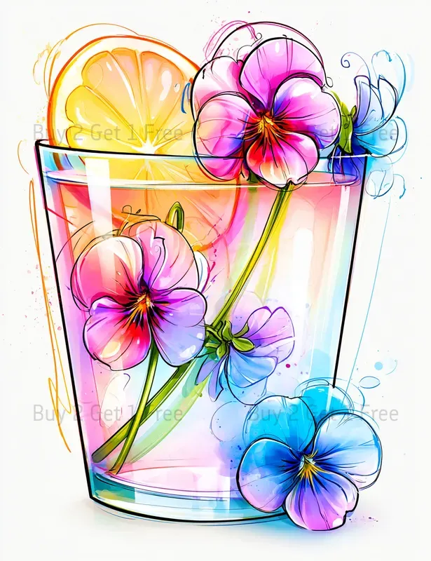 Whimsical Spring Fantasy Clipart