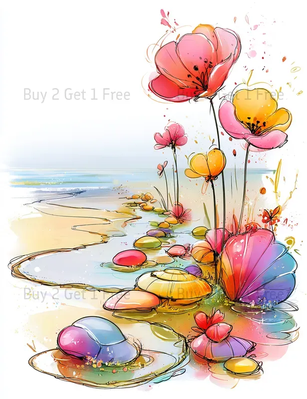 Whimsical Spring Fantasy Clipart