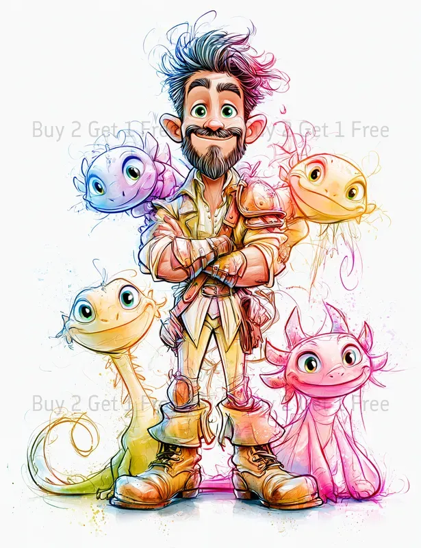 Whimsical Spring Fantasy Clipart