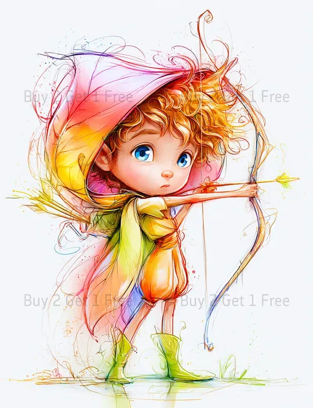 Whimsical Spring Fantasy Clipart