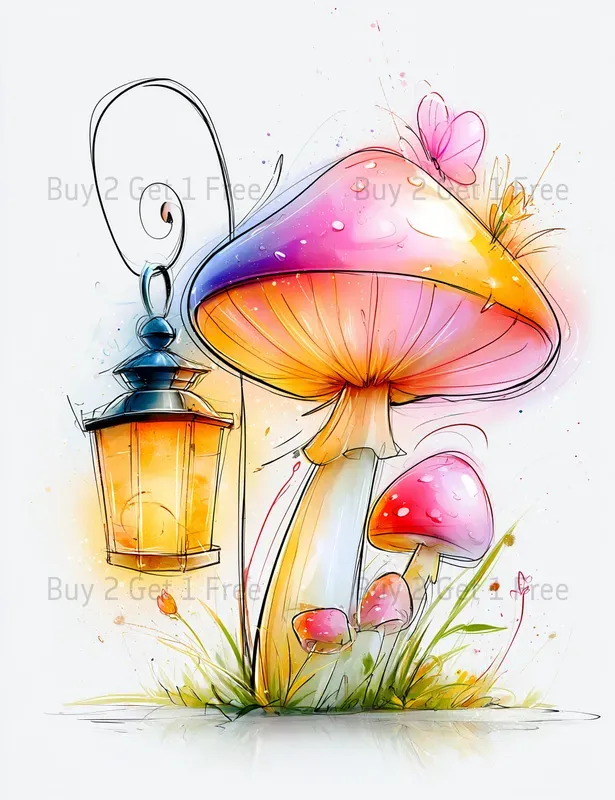 Whimsical Spring Fantasy Clipart