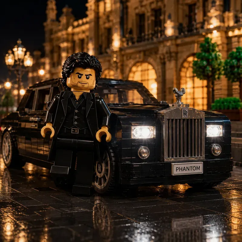 Lego Celebrity Car Scenes