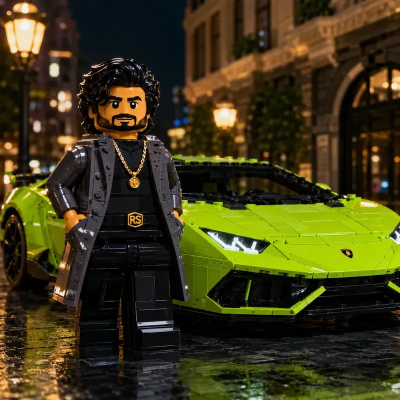 Lego Celebrity Car Scenes