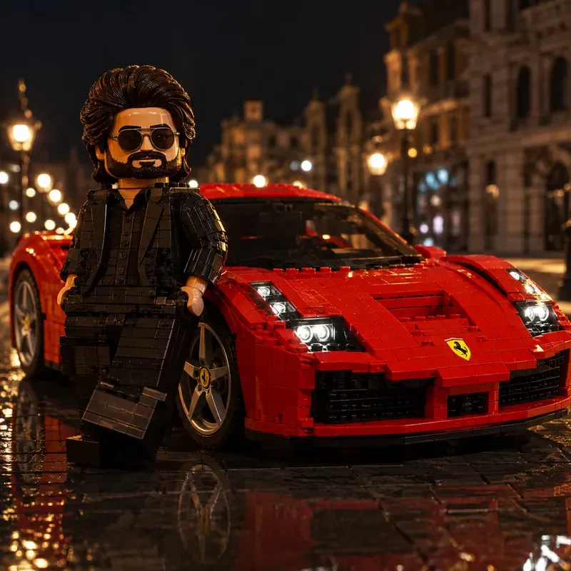 Lego Celebrity Car Scenes
