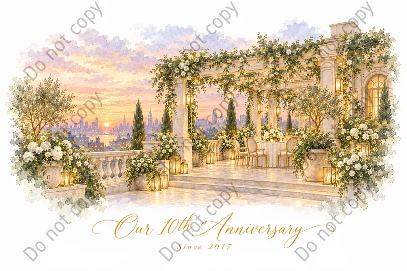 Wedding Venue Portrait Art Prints