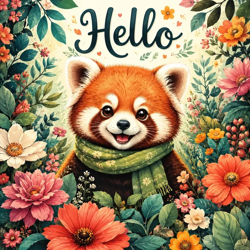 Whimsical Floral Character Portraits