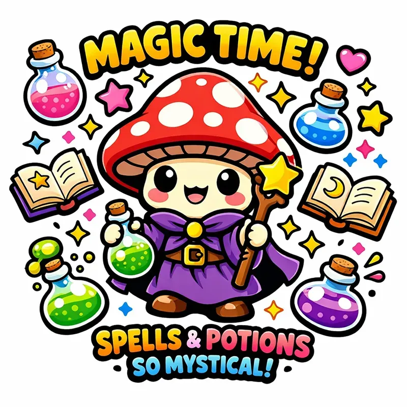 Kawaii Popart Streetwear Sticker Designs