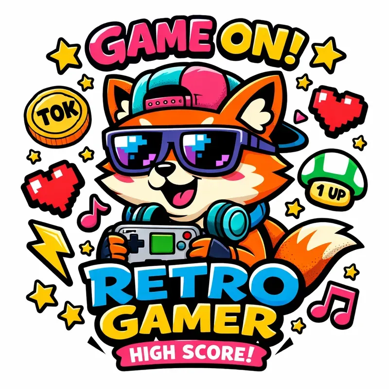 Kawaii Popart Streetwear Sticker Designs