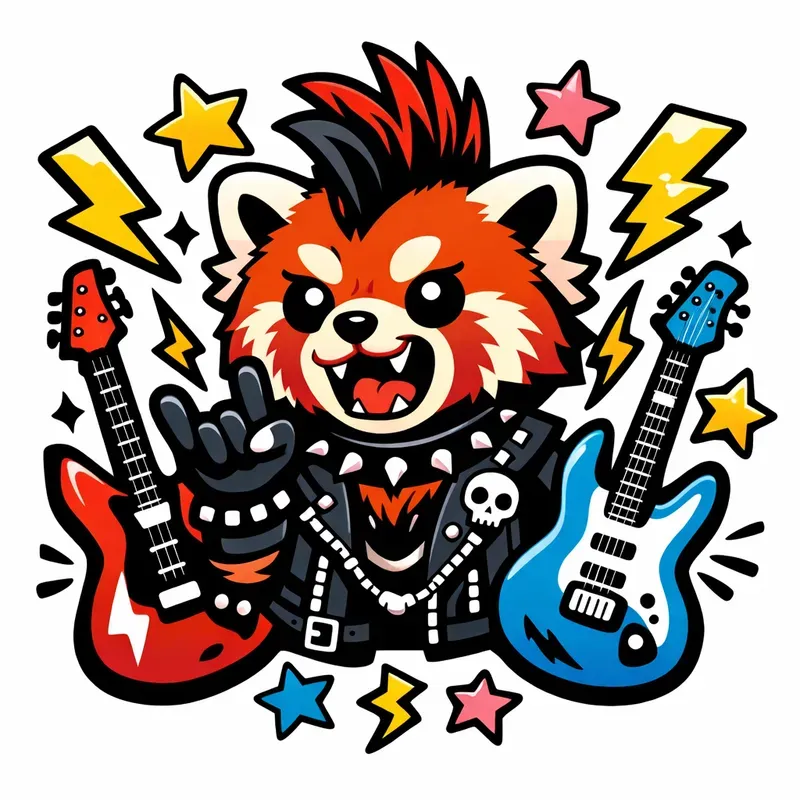 Kawaii Popart Streetwear Sticker Designs