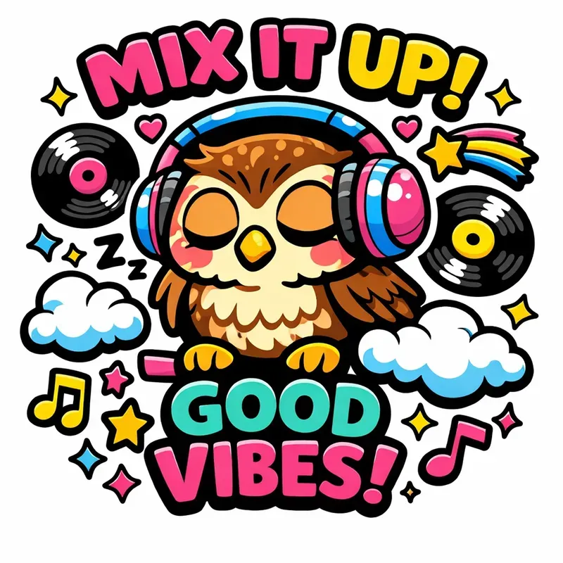 Kawaii Popart Streetwear Sticker Designs