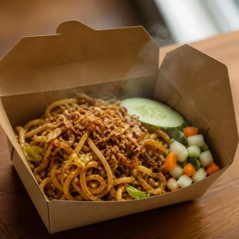 Pure Authentic Indonesian Food Stock