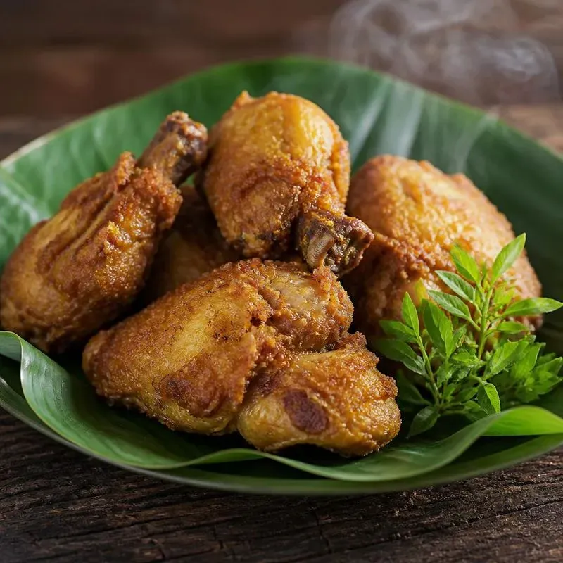 Pure Authentic Indonesian Food Stock