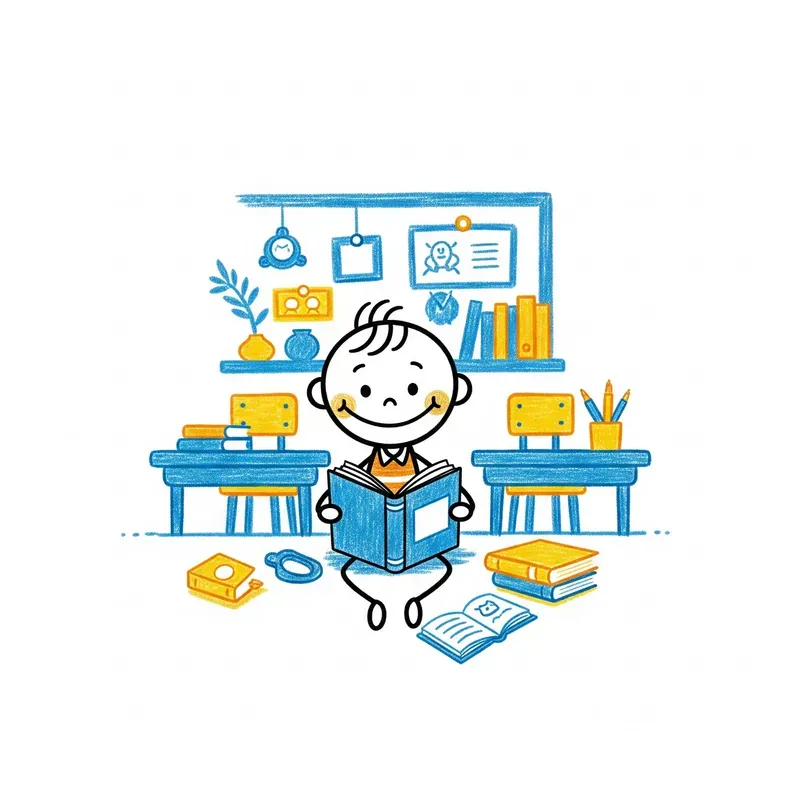 Stick Figure Storybook Scenes