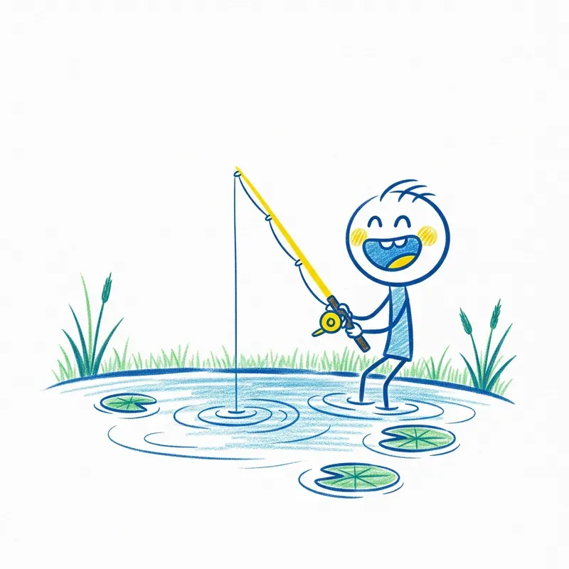 Stick Figure Storybook Scenes