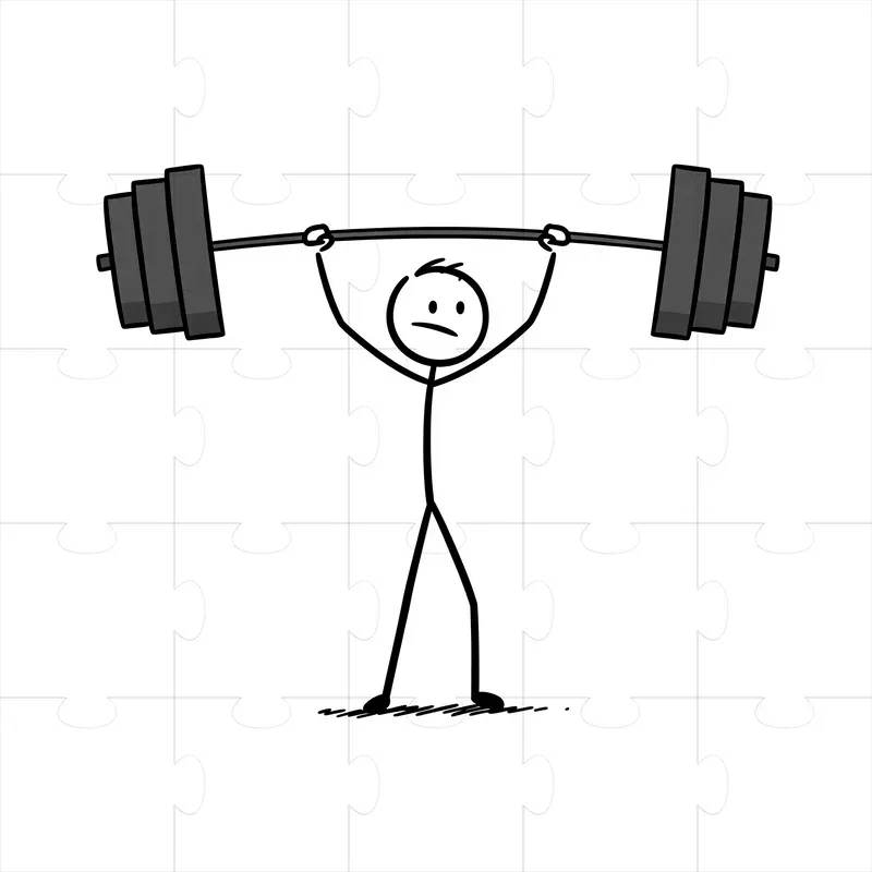 Minimalist Stick Figure Drawings